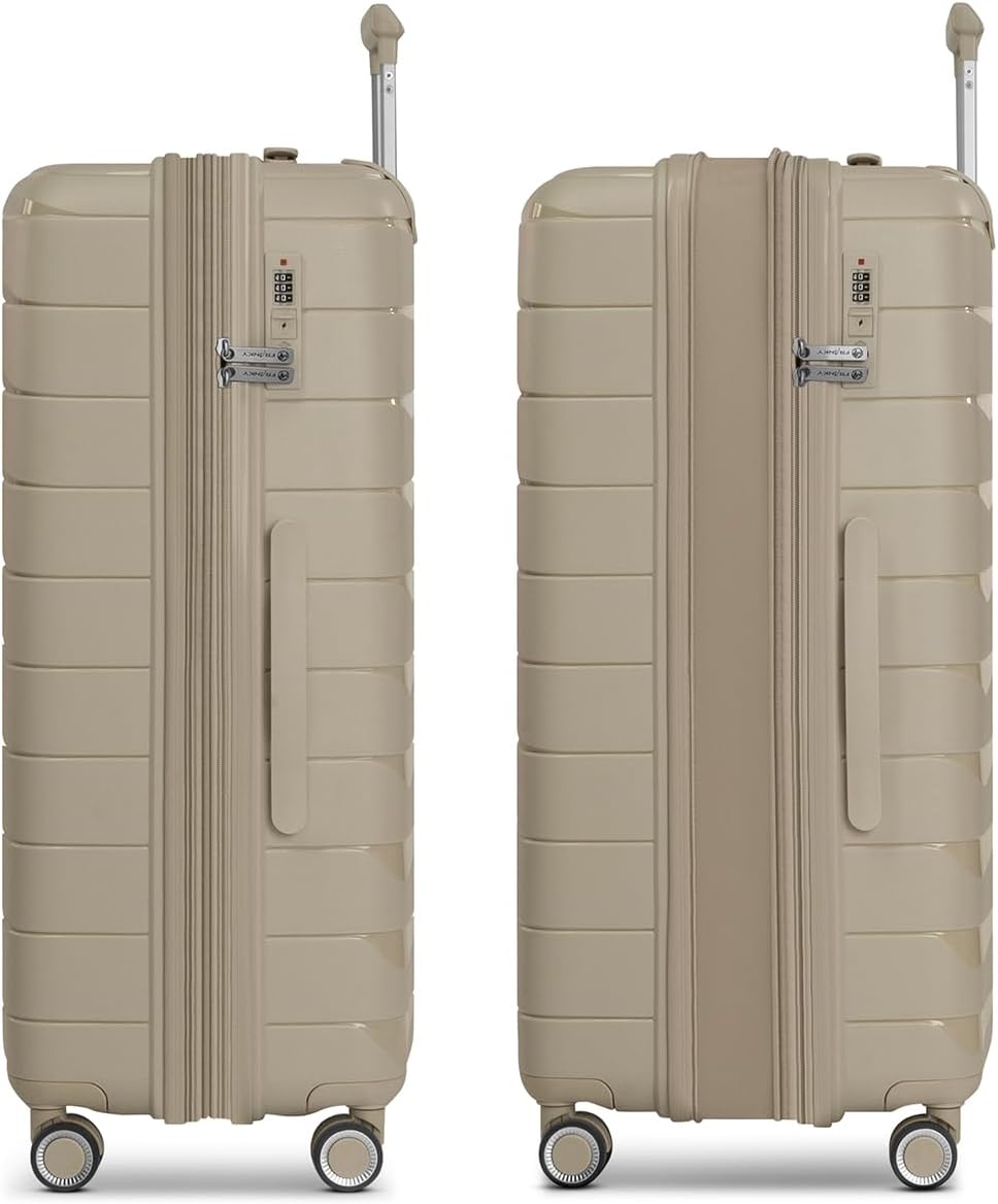 Franky Check-in Koffer für Damen und Herren | grosser XL Trolley 49 x 28 x 74 cm aus hochwertigem, l