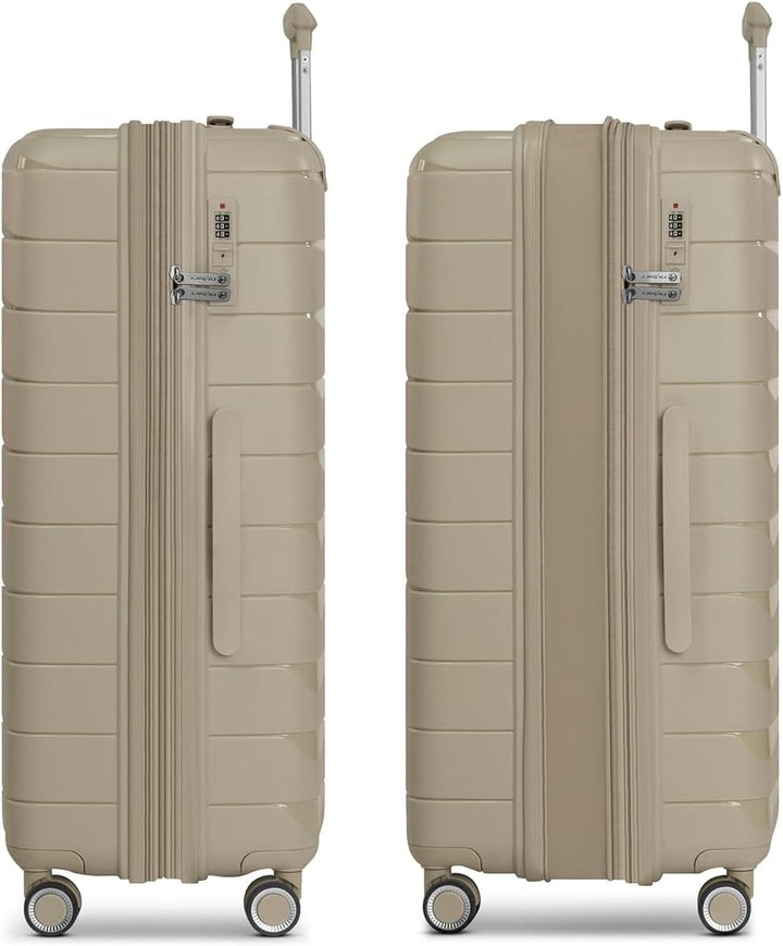 Franky Check-in Koffer für Damen und Herren | grosser XL Trolley 49 x 28 x 74 cm aus hochwertigem, l