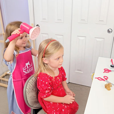 GAGAKU Friseur Set Kinder Frisierkopf Zubehör Frisierset Spielzeug Frisör Beauty Salon Spielset Haar