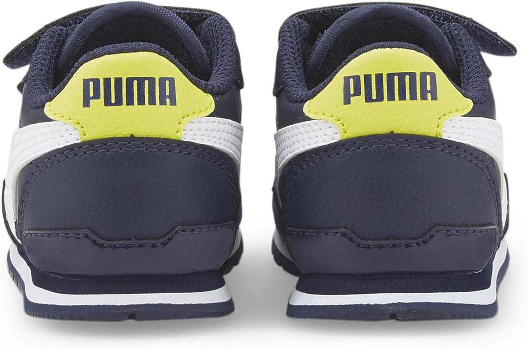 PUMA Unisex Baby St Runner V3 Nl V Inf Sneaker 21 EU Peacoat Lemon Sherbert, 21 EU Peacoat Lemon She