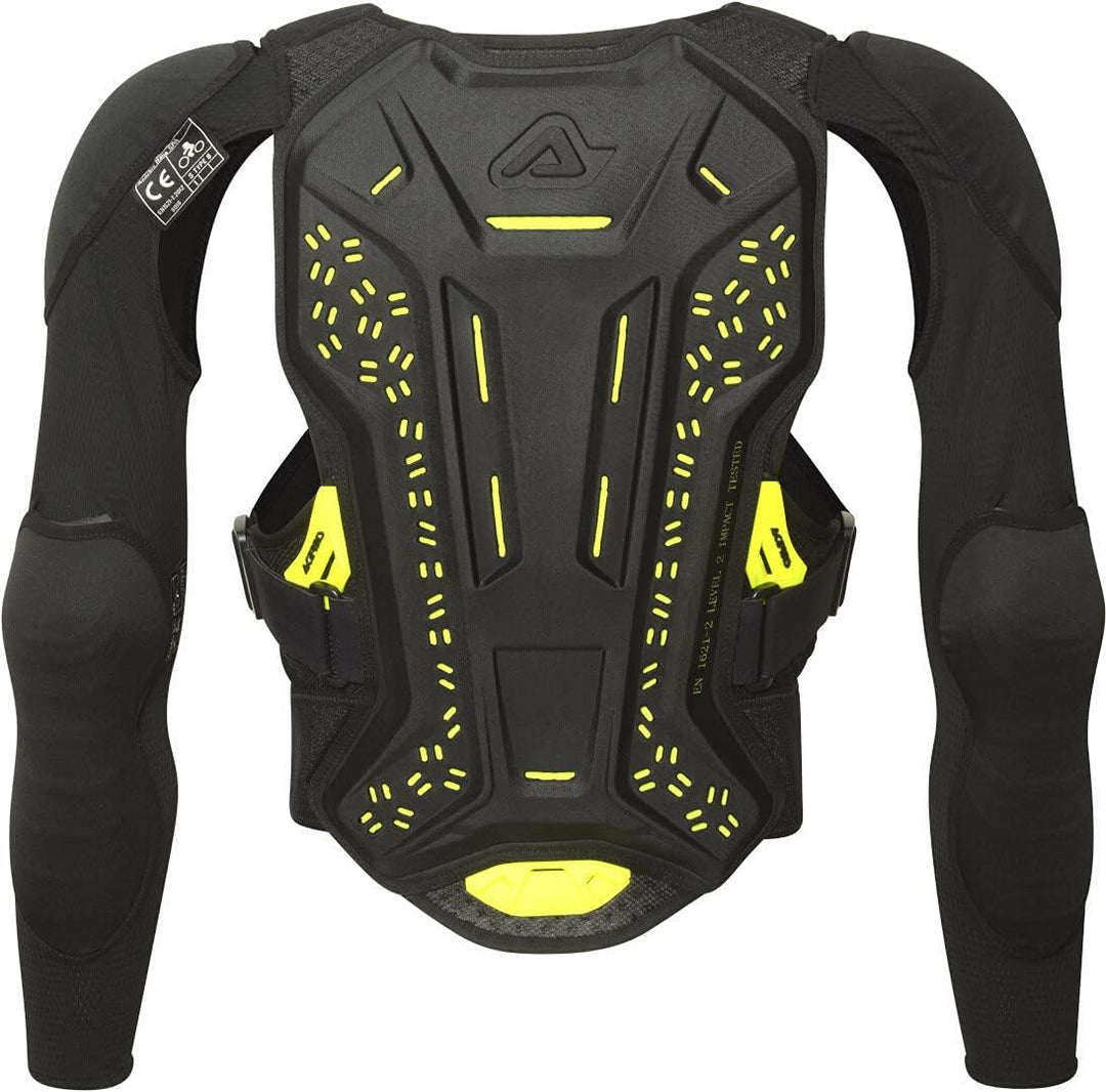 Acerbis Unisex – Erwachsene Geschirr Plasma-PETTORINA S/M Schwarz/Gelb, S/M Schwarz/Gelb