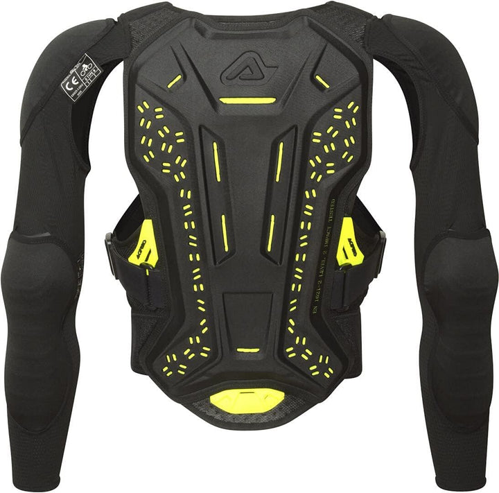 Acerbis Unisex – Erwachsene Geschirr Plasma-PETTORINA S/M Schwarz/Gelb, S/M Schwarz/Gelb
