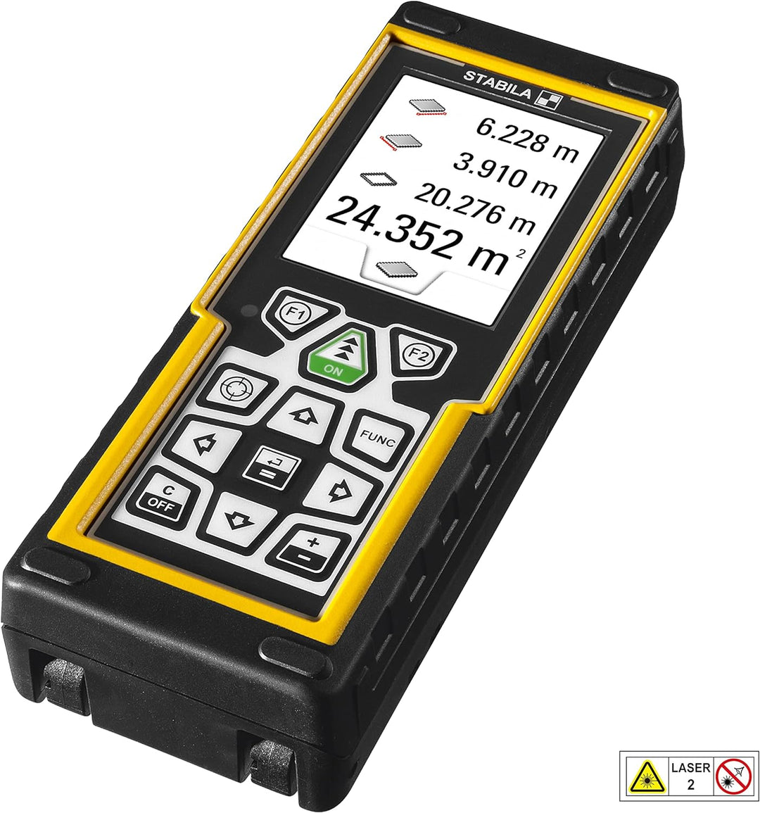 STABILA Laser-Entfernungsmesser LD 520, digitale Zielerfassung, Bluetooth Smart 4.0, max. Messbereic