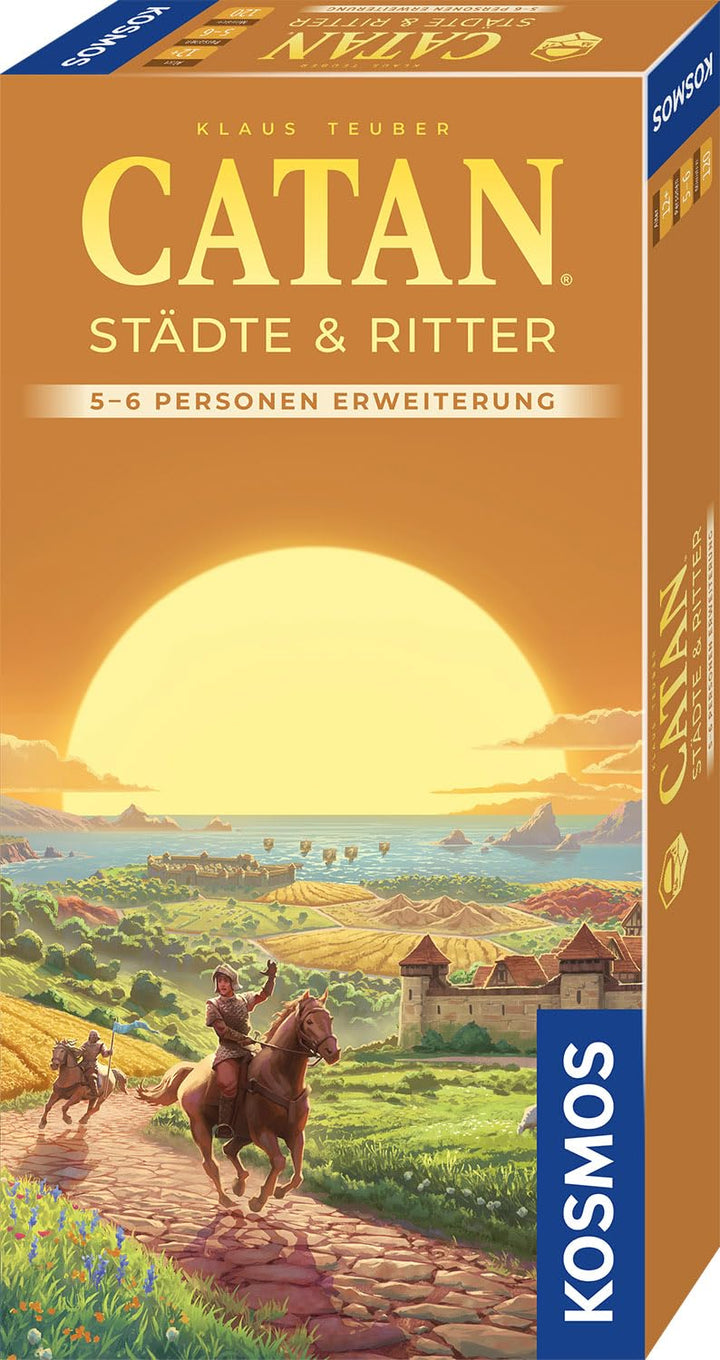 KOSMOS 685133 Catan - Städte und Ritter Ergänzung für 5-6 Personen, Ergänzung zur Catan Erweiterung