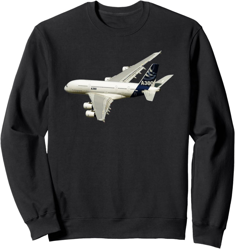 Passagierflugzeug A380, Airline, Jet, Flugzeug Sweatshirt