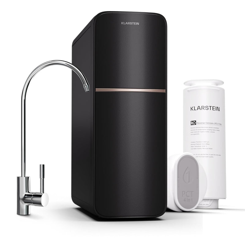 Klarstein Osmose-Wasserfilter-System für Umkehrosmose, 800GPD Untertisch Wasserfilter-System für Tri