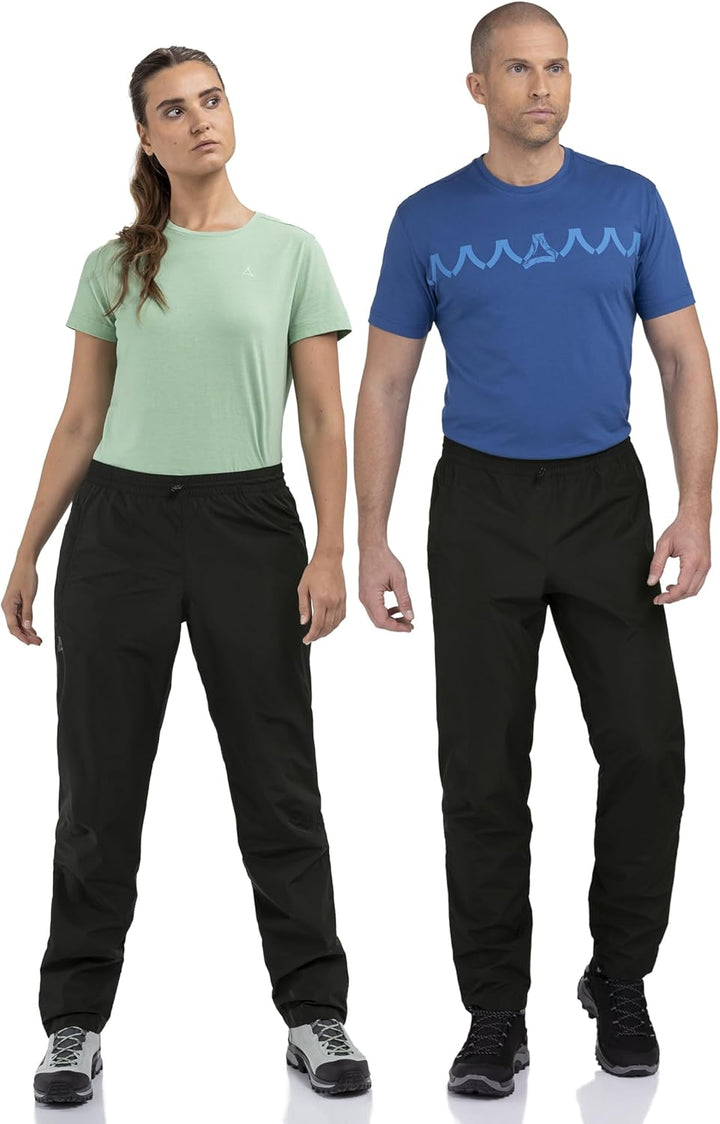 Schöffel Unisex Rain Pants Style Elmori Uni, wasserdichte Regenhose mit 2-Lagen Venturi Membrane, at