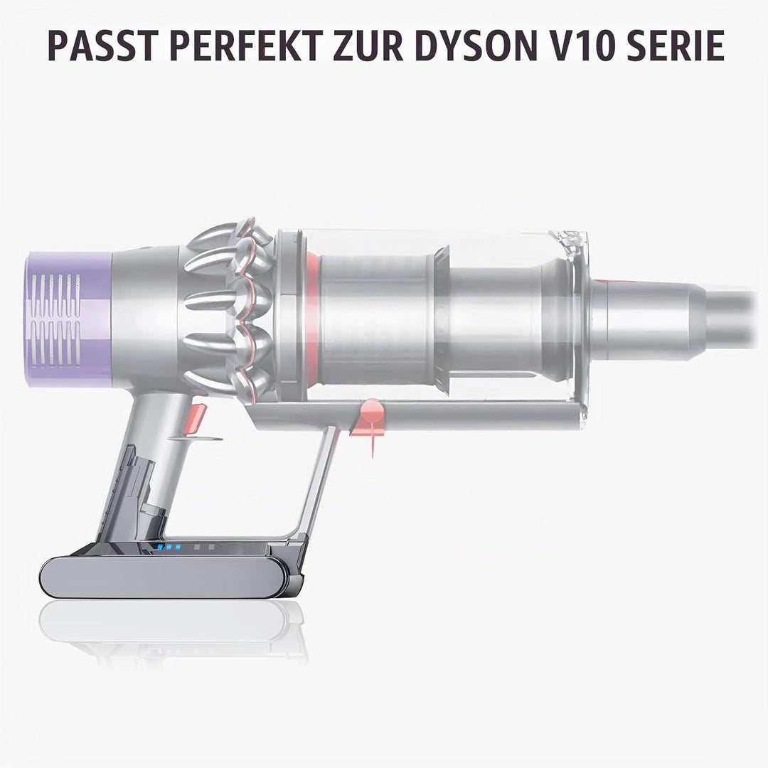 Vunzo 6000mAh Replacement Battery for Dyson Battery Compatible Dyson Animal Absolute Motörhead V10 F