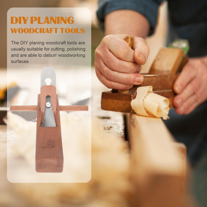 UPKOCH Holzhobel Tischlerwerkzeug aus Holz professioneller Hobel japanisch Bankebene Handhobel aus H