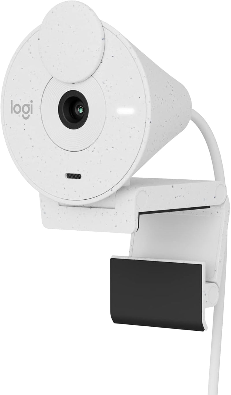 Logitech Brio 300 Full HD-Webcam mit Sichtschutz, Mikrofon mit Rauschunterdrückung, USB-C, Zertifizi