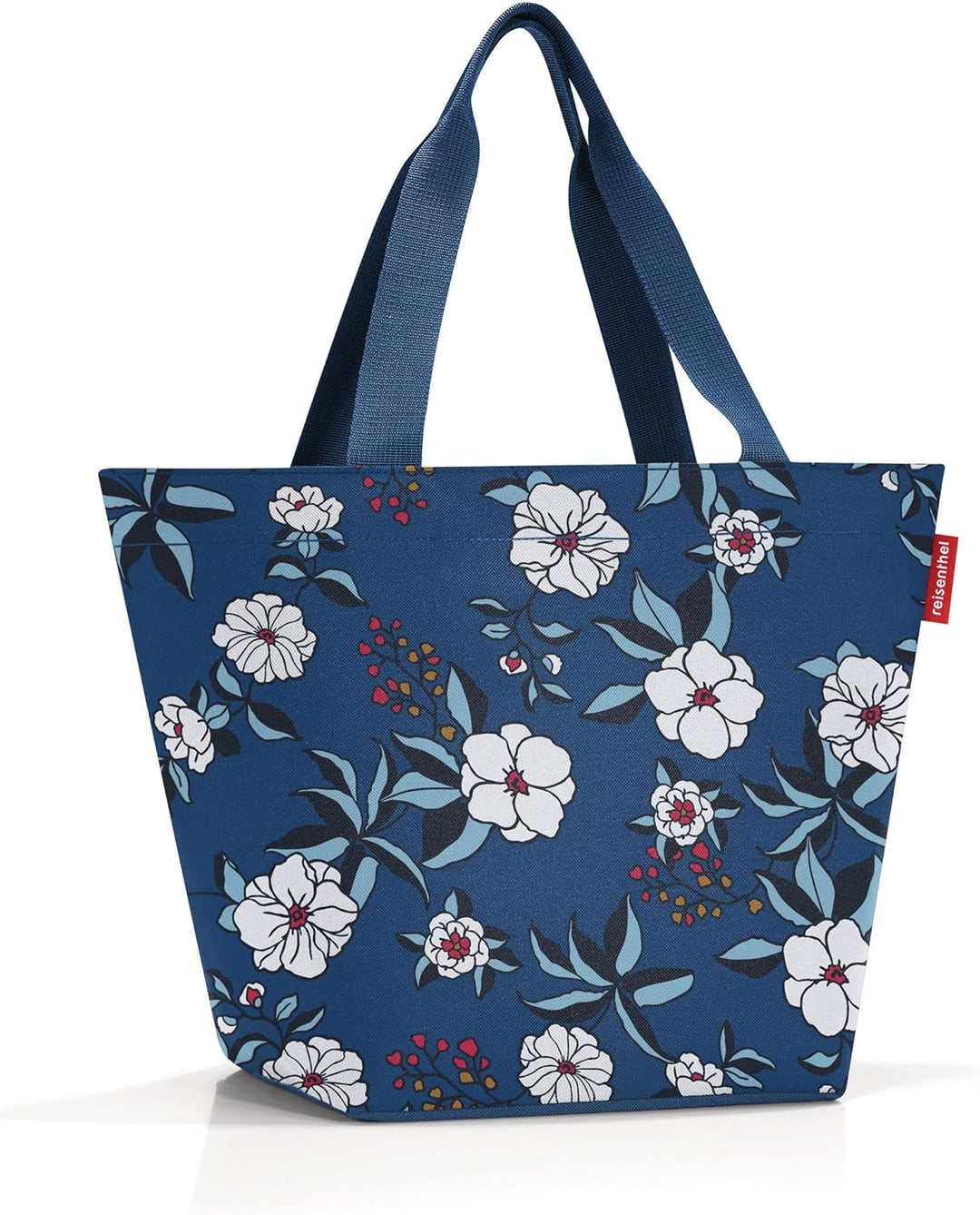 reisenthel shopper M garden blue Geräumige Shopping Bag und edle Handtasche in einem Aus wasserabwei