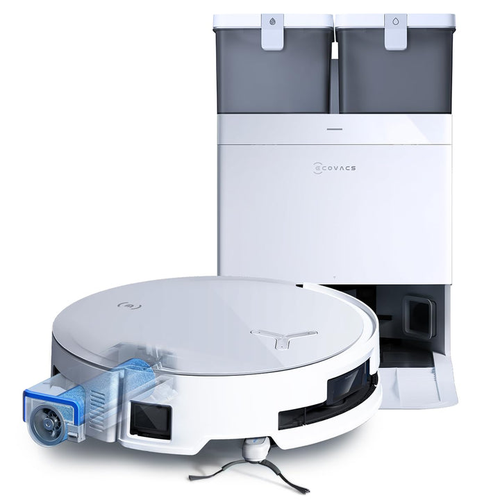ECOVACS DEEBOT X8 Omni Saugroboter mit Wischfunktion, 18.000 Pa, OZMO Roller Wischwalze mit kontinui
