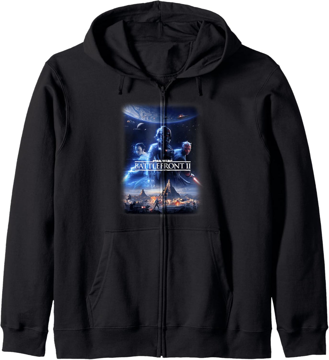Star Wars Battlefront II Rey Darth Maul Poster Kapuzenjacke