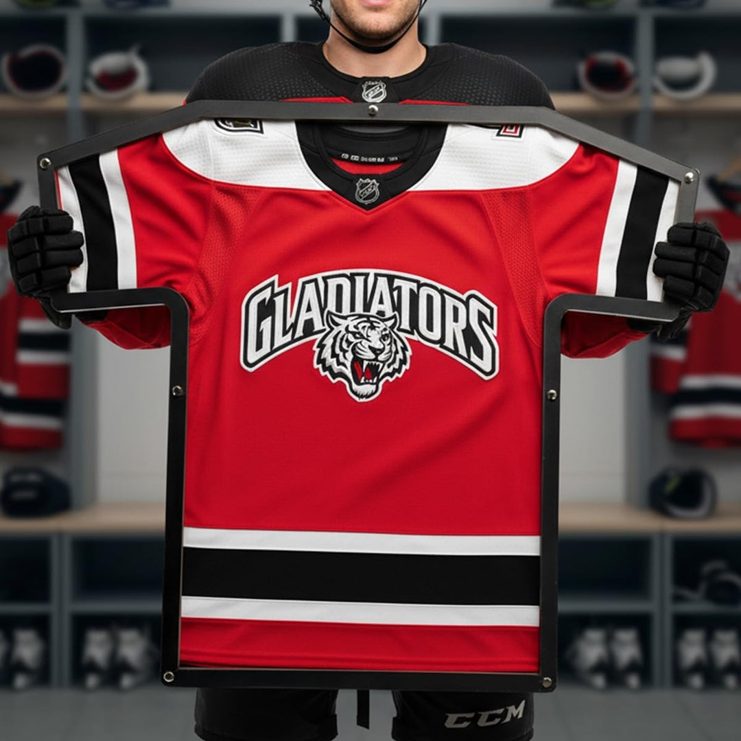 Trikotrahmen in T-Form, Übergrösse (XXL - 4XL), Anthrazit, für T-Shirts, Eishockey und Football Trik