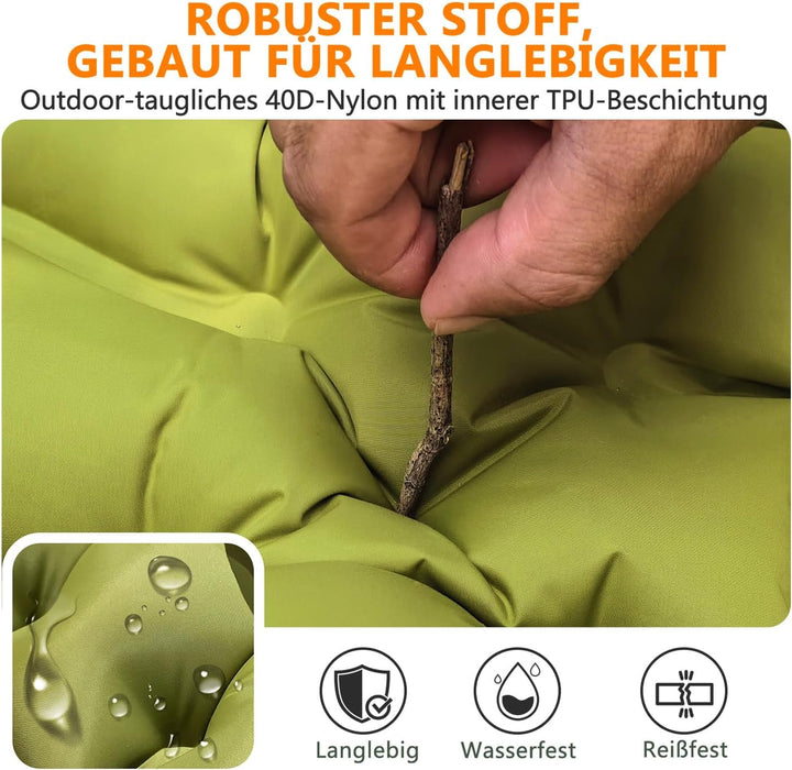 Luftmatratze Camping, Isomatte Camping, isomatte selbstaufblasend | Liegekomfort, Schnellaufblasung,