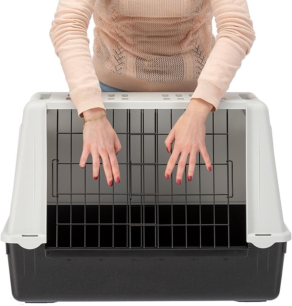 Ferplast Hundebox Auto für kleine Hunde ATLAS CAR MINI, Hundetransportbox, Tiertransportbox, 72 x 41