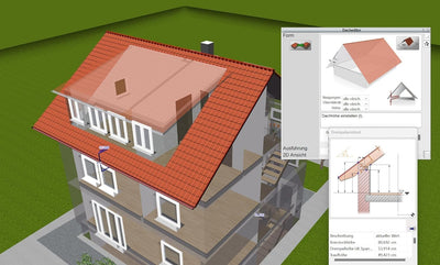 Plan7Architekt Pro 3 - Professionelle 3D CAD Architektur & Hausplaner Software, Grundriss Programm,