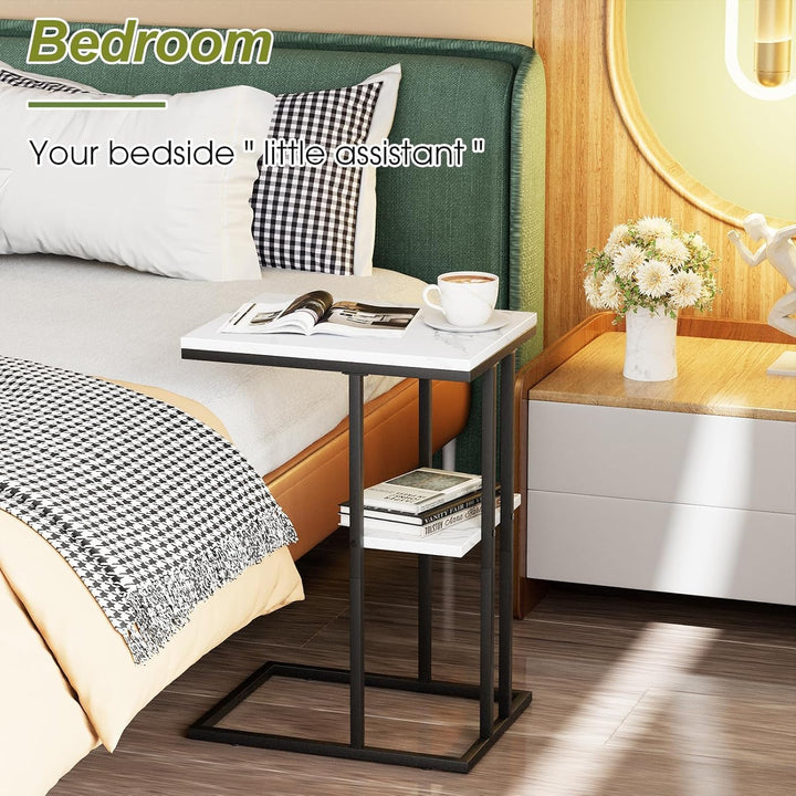 Beistelltisch C Form, Couch Beistelltischs, Kaffeetisch Kleiner Tisch, Sofa Tisch Beistelltische Bet