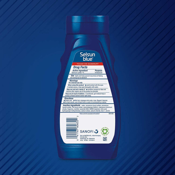 Selsun Blue Shampoo Naturals Schuppen Medicated 312 (1 Pack), (1 Pack)