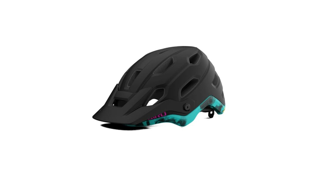 Giro Source MIPS Damen All Mountain MTB Fahrrad Helm matt schwarz/türkis 2022, M