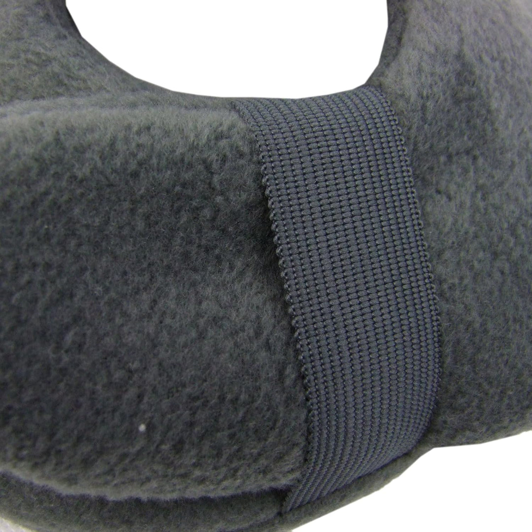 BAMBINIWELT Kopfkissen, KOPFPOLSTER für Maxi Cosi Pebble/Pebble Plus, Fleece (dunkelgrau) XX, Dunkel