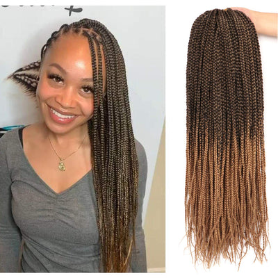 7Packs Box Braids Crochet Braids Hair Extensions Kanekalon Kunsthaar Crochet Hair Braids Haare Kunst