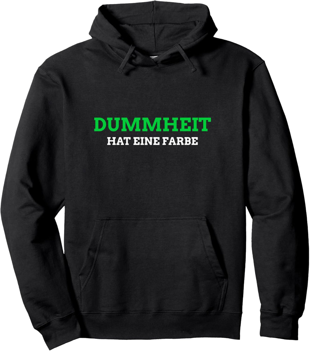 Dummheit hat eine Farbe Kobold Baerbock Die Grünen Grün Pullover Hoodie