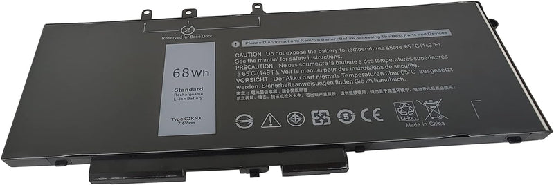 7.6V 68Wh 68Wh Laptop Akku GJKNX GD1JP FPT1C KCM82 DV9NT MT31P für Dell Latitude 5480 5280 5290 5590