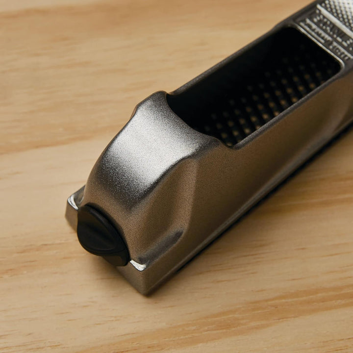 Stanley Surform Blockhobel (mit Metallkorpus, umstellbares Blatt, Blattlänge 140 mm, Gesamtlänge 155