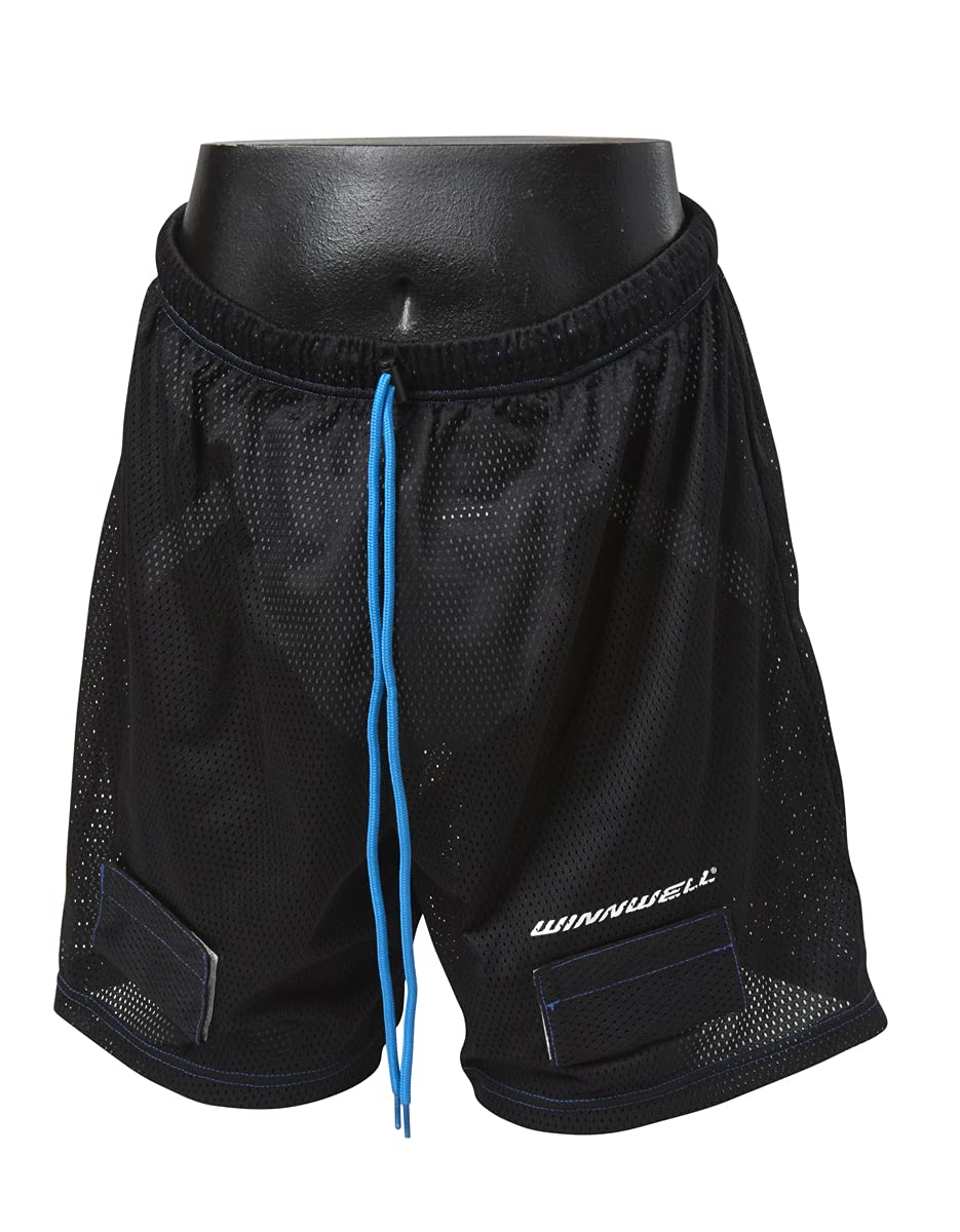 Winnwell Mesh Jill Short Youth Junior M Schwarz, Junior M Schwarz