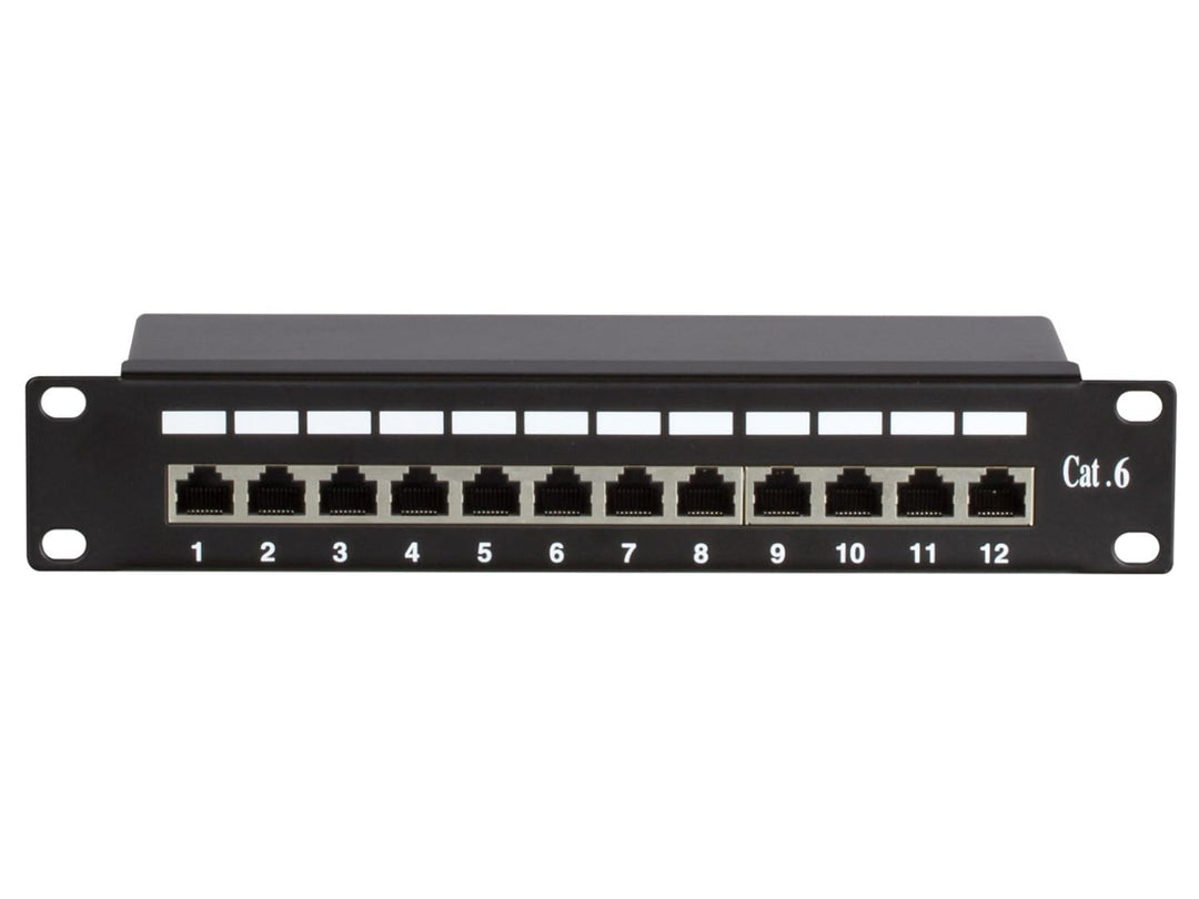 DSIT Patchpanel 10 Zoll - 12-Fach FTP Patchpanel CAT 6 10 Zoll - 12-fach Cat6 FTP, 10 Zoll - 12-fach