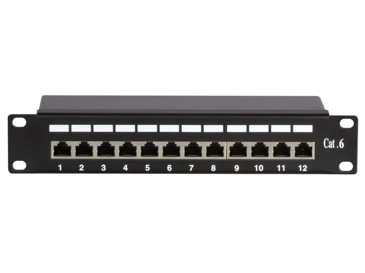 DSIT Patchpanel 10 Zoll - 12-Fach FTP Patchpanel CAT 6 10 Zoll - 12-fach Cat6 FTP, 10 Zoll - 12-fach