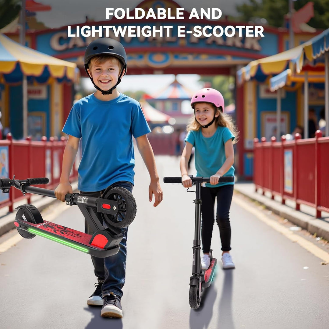 Caroma E Scooter Kinder von 8-12 Jahren, 180W Motor, bis zu 16 km/h &amp; 8 km, Elektroroller Kinder mit