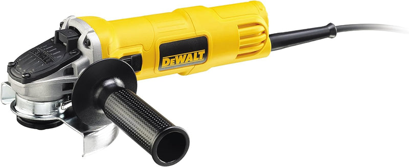 DeWalt Winkelschleifer (800 W, 125 mm Scheiben-ø, Wiederanlaufschutz, Sanftanlauf, für alle Standard