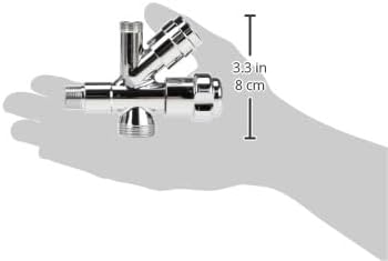GROHE WAS Kombi-Eckventil verchromt 3/8 Zoll 41070000, 12,4 x 8,4 x 4,6 cm, Silber 12,4 x 8,4 x 4,6
