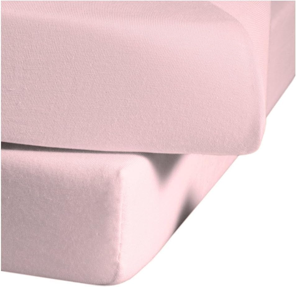 fleuresse Comfort Spannbettlaken, Jersey, rosé, 200 x 200 cm Rosé 200 x 200 cm, Rosé 200 x 200 cm