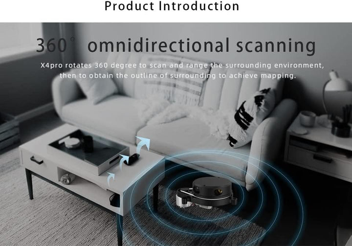 youyeetoo YDLIDAR X4 Pro 360 Degree 2D Laser Range Lidar Sensor Triangular Ranging 10 Meters Scannin