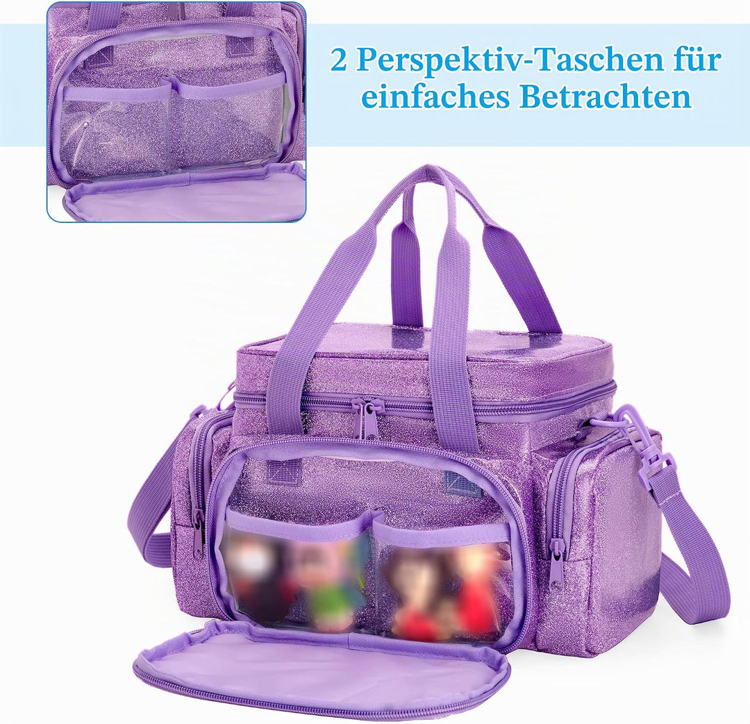 LoDrid Tragetasche kompatibel mit Tonie, Aufbewahrungstasche Organizer für Audio-Player-Set und Zube