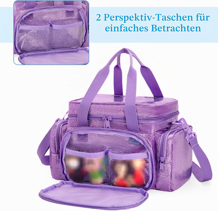 LoDrid Tragetasche kompatibel mit Tonie, Aufbewahrungstasche Organizer für Audio-Player-Set und Zube