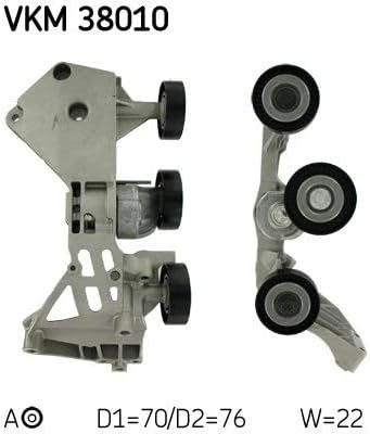 SKF VKMA 38061 Spannrollensatz für Nebentrieb