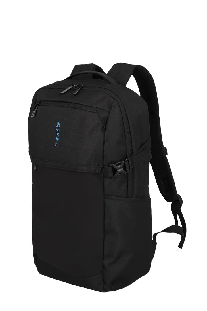Travelite Handgepäck Rucksack, Laptop Rucksack 15,6 Zoll, PATHWAY Allround, Tagesrucksack aus recyce