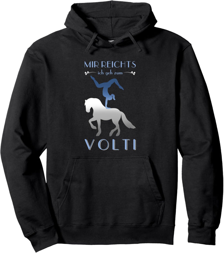 Voltigieren Pferdesport Volti Pferde Pullover Hoodie