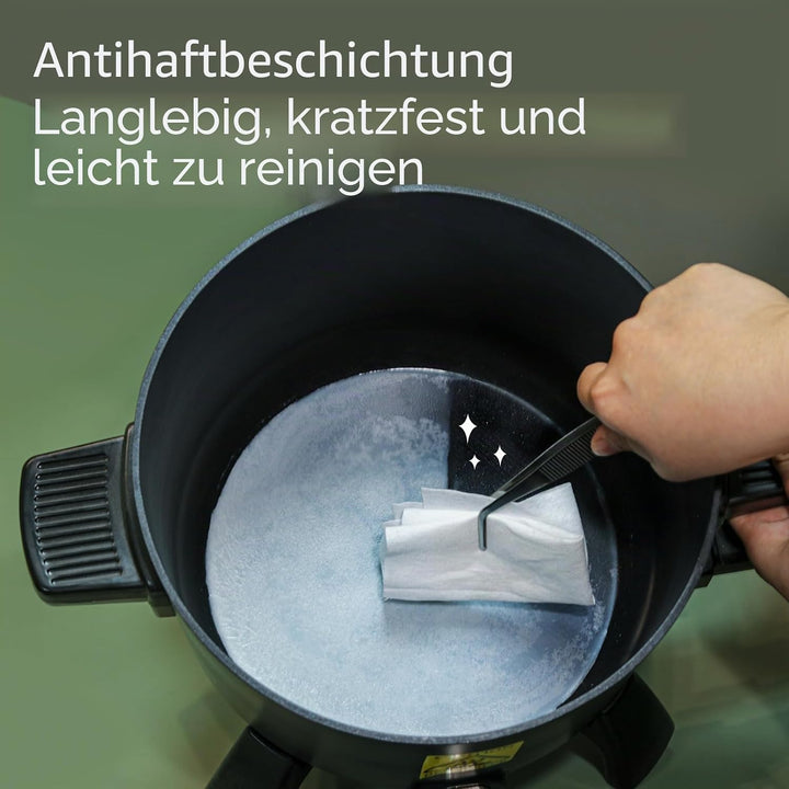 Wachsschmelzer für die Kerzenherstellung, 6 l/5 kg, grosser Wachsschmelztopf mit Ausguss für Sojawac