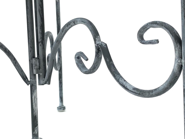 DanDiBo Blumentreppe Metall Rund 75 cm Blumenständer mit 3 Körbe 96012 Blumenständer Blumensäule Pfl