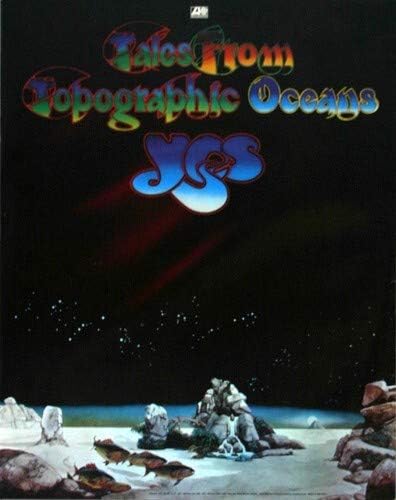 Yes - Topographic Oceans, 1974 » Konzertplakat/Premium Poster | Live Konzert Veranstaltung | DIN A1