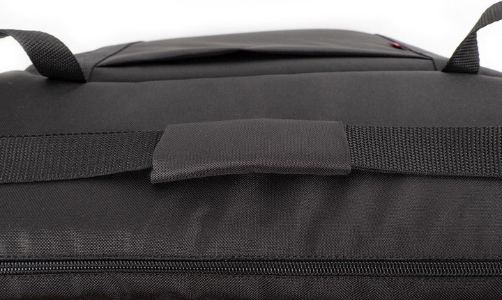 BOUTIQUE ZOO Hundetasche - Schwarz Schwarz/Minky, L bis 12 kg - Tragetasche für kleinen und mittlere