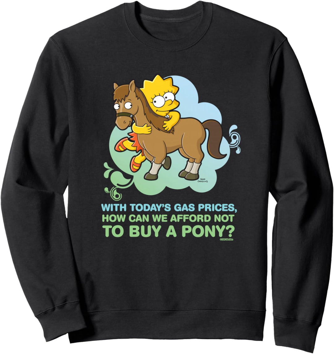The Simpsons Lisa Simpson Buy a Pony Retro Sweatshirt