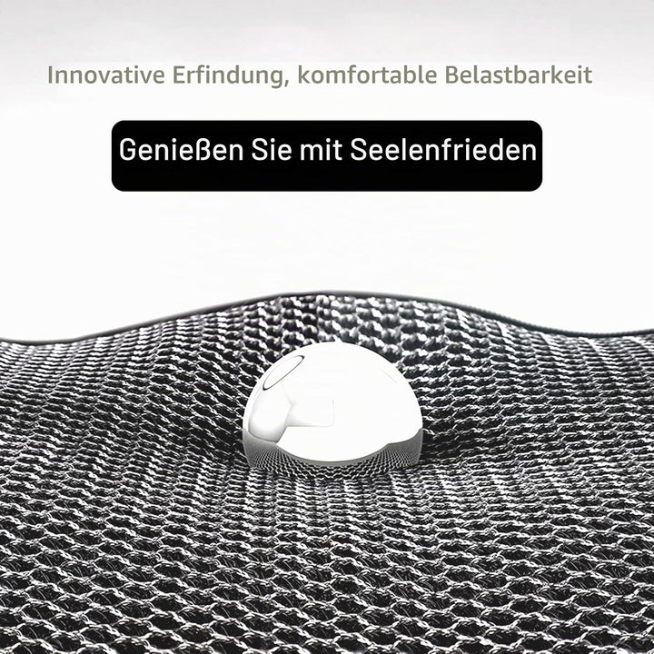 Nicoman Fussmatte aussen rutschfest 60×40 cm – Schmutzfangmatte Outdoor wetterfest für Haustür | TPE