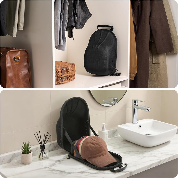 ProCase Baseball Cap Case, Hut Reise Organizer Hat Carrier Aufbewahrungstasche für 4-5 Caps, Huthalt