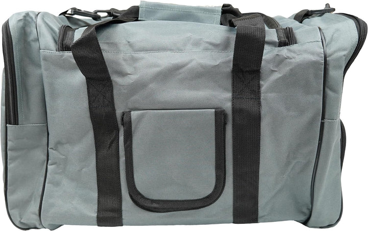 Brachial Premium Herren Sporttasche Heavy Grau Wasserabweisend mit Schuhfach und Trageriemen - Reise